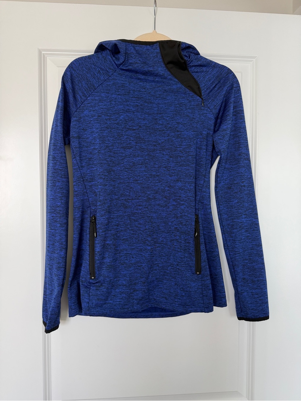 Marc New York Royal Blue Zip-Front Hoodie